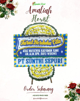 Papan Bunga Duka di Sukarapih