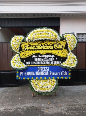 Papan Bunga Duka di Sukarapih