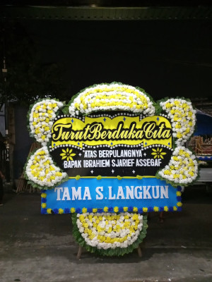 Papan Bunga Duka di Sukarapih